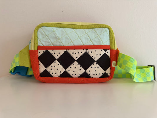 Starry Black Diagonal Checkers
