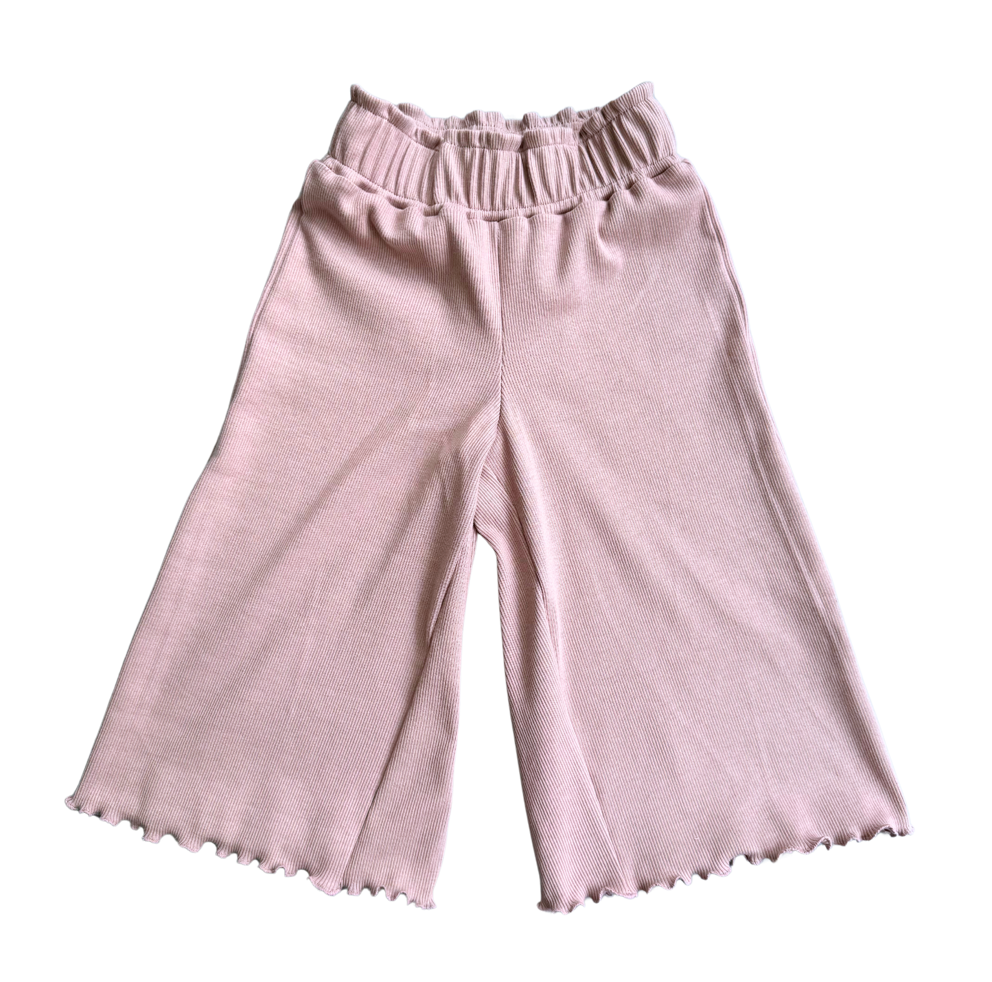 Rib Knit Wide Leg Pants (12M-9/10)